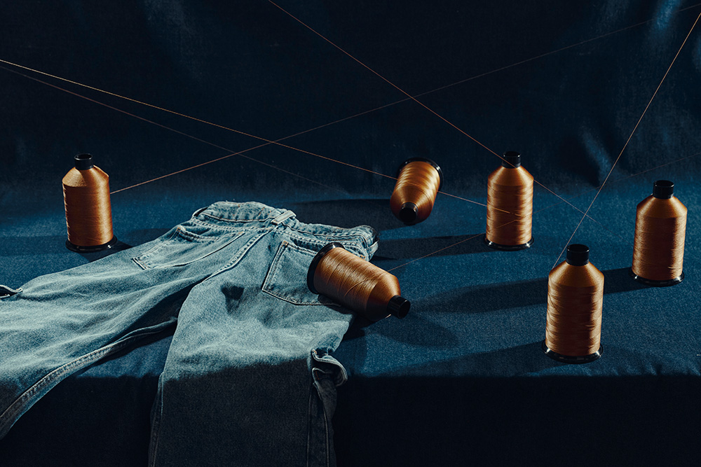 Smart Stitch™, a sewing thread developed by Resortecs.